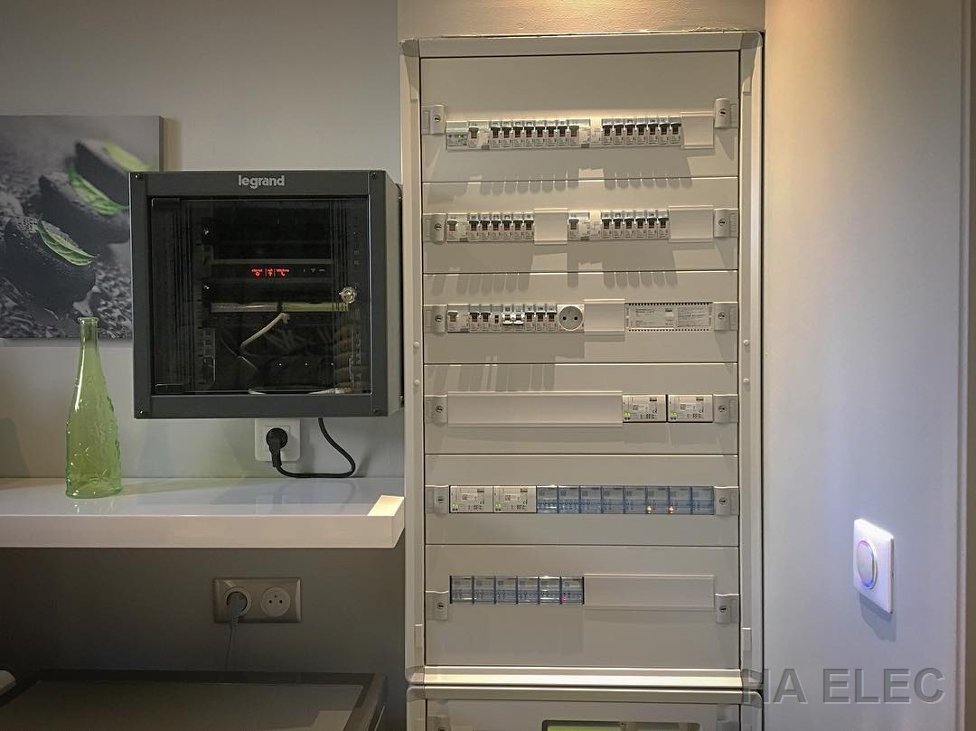Après rénovation — tableau électrique + domotique finalisé